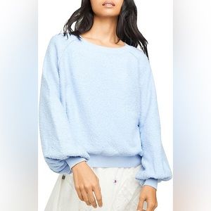 Free People My Friend Pullover Sweater (Crystal Sky) - Size S